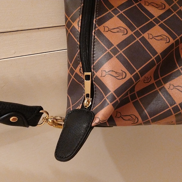 NWOT Davis &Towne Cats Meow handbag - Picture 4 of 8